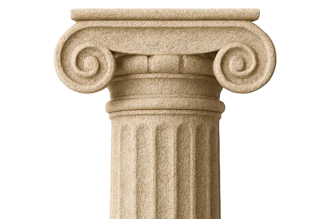 Eine griechische Säule